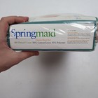 Springmaid Queen Flat And Fitted Sheet Set Pillow Cases 180 Thread Count Floral
