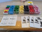 Risk Game 1963 Replacement Wood Pieces Armies Cards 6 Colors Vintage