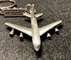 Vintage Air National Guard Promotional Metal Airplane Keychain With Ang Tag
