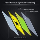 Deer Xing Crossing Sign - 12 x 12  -  040 12   X 12    Reflective Yellow