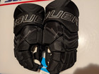 New Bauer Vapor Flylite Ice Hockey Gloves All Black - Senior Size 14