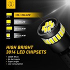 Auxito T10 Led License Plate Light Bulbs 6000k Super Bright White 168 2825 194 A