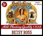 1920   s Betsy Ross Inner Cigar Box Labels - Lot Of 10 Beautifully Embossed Labels