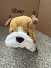 Webkinz Lil  Kinz Bulldog Hs126 Brown Plush Stuffed Animal With New Sealed Code