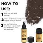 Hairthik Hair Building Fibers  15g  Fuller Looking Hair   Dark Brown Hfr 15db