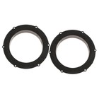 2 Pack 8  To 6 5  Car Stereo Speaker Spacer Adapters Rings Mounting Brackets Us
