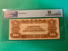 1921 10 Peso Philippines National Bank Washington Vignette B90446b P-54 Pmg F 15