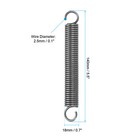 Extension Spring Wire Diameter 0 1   Od 0 7   Length 5 5  Tension Springs 1pcs