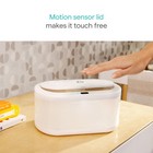 Munchkin Touch Free Baby Wipe Warmer With Nightlight    pack Of 1   White