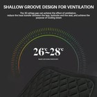 Memory Foam Car Seat Cushion Non Slip Bottom Breathable Car Seat Pad Mat Cover