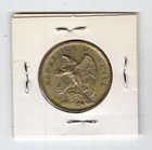 Chile 1927 Silver Coin 1 Peso 0 5 Unc Details Patina