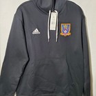 Real Salt Lake Sweatshirt Mens Xl Black Mls Soccer Hoodie Pullover Adidas Nwt 