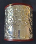 Vtg Hazorfim Rosewood   Silver Torah Shaped Tzedakah Charity Box Lions Of Judah