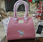 Loungefly Disney Tinker Bell Fairy Flower Satchel Bag Purse Nwt Free Shipping
