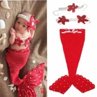 Newborn Baby Girls Boys Crochet Knit Costume Photography Photo Props Outfit Us