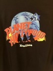 Vtg 1991 Dallas Planet Hollywood Men s Black T-shirt Cowboy Riders Xl Brand New