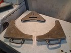 Vtg Starcraft Aluminum Boat Rear Stern Corner Brackets   Bow Bracket W  Handles