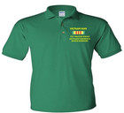560th Mp  Pleiku Military Police  vietnam embroidered Poloshirt sweat jacket 