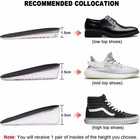 Height Increase Insoles     1 Inch Invisible Silicone Shoe Inserts For Men   Women