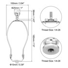 1 Set 7 5 Inch Lamp Harp Kit With Finial Lamp Shade Bracket Holder Chrome