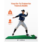 Uimoso 90-inch Portable Pitching Mound For Baseball And Softball Training