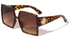 Vintage Retro Oversized Xl Women Sunglasses Square  Fashion Designer Large Style