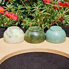3pcs Natural Jade Bowl Gemstone Crystal Quartz Dish Sacral Chakra Healing Reiki