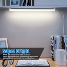 2pcs 20led Under Closet Light Usb Magnetic Shelf Strip Bar Cabinet Wall Lamp Kit