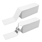 Up To 10000 4 x6  Premium Fanfold Shipping Labels For Direct Thermal Printers