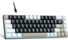 Portable 60  Mechanical Gaming Keyboard  Mk-box Led Backlit Compact 68 Keys M   