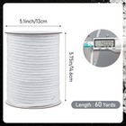 5 32  Firm Synthetic Upholstery Welt Cord - Braided Cording For Sewing  Pillows 