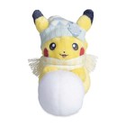 Pokemon Center Snowball-rolling Pikachu Snowy Softies Plush - 7    In 