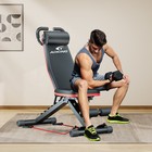 Adjustable Weight Dumbbell Bench Incline Decline Foldable Body Workout Exercise