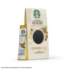 Starbucks Via Instant Coffee Blonde Roast Packets Veranda Blend 1 Box  8 Packet 