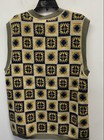 Wesc Men s Granny Square Crochet Sweater Vest Multicolor Nwt Sz S