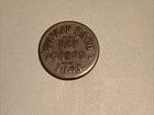 Scarce 1863 Civil War Ann Arbor Mi Philip Bach Dry Goods Store Token