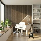 4 Pack Acoustic Wall Panels  47  X 24  Wood Wall Panels  Walnut