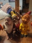 Lot Of 1930s Seiberling Latex Dwarfs From Snow White