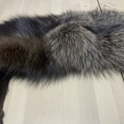 Silver Fox Pelt With Paws And Claws
