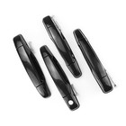 Set Of 4 Door Handle Black Front   Rear For Chevy Gmc Tahoe Yukon Sierra 07-14