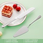 Cake Serving Set Silver Stainless Steel Cake Knife Server Set For Wedding