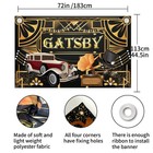 The Great Gatsby Themed Backdrop Banner  Retro Roaring 20 s Party Art Decor 2   