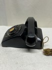 Vintage Bell System Western Electric Black Desk Phone Rotary Dial C d 500