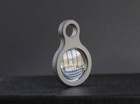 Outdoor Survival Portable Titanium Magnifying Glass Lens Handheld Pendant Edc