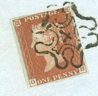 Sg 8 1841 1d Red-brown Plate 36 Lettered Oh On Cover London  4  In Maltese   