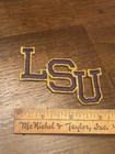 Lsu University Tigers Patch 80s Rare Iron On 3    Hat Retro Logo Football