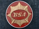 Large Cast Iron Bsa Gold Star Motorcycle Sign Plaque Cycle Dealer Store Sign