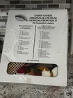 Vintage Adco Yuletide Bell Latch Hook Kit  1226 12x12 Nos Sealed Usa
