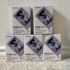 Fujifilm Instax Mini Soft Lavender Instant Print Film 5 Pack Bundle