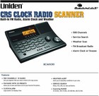 Uniden Bc365crs 500 Channel Analog Police Clock Radio Scanner Brand New